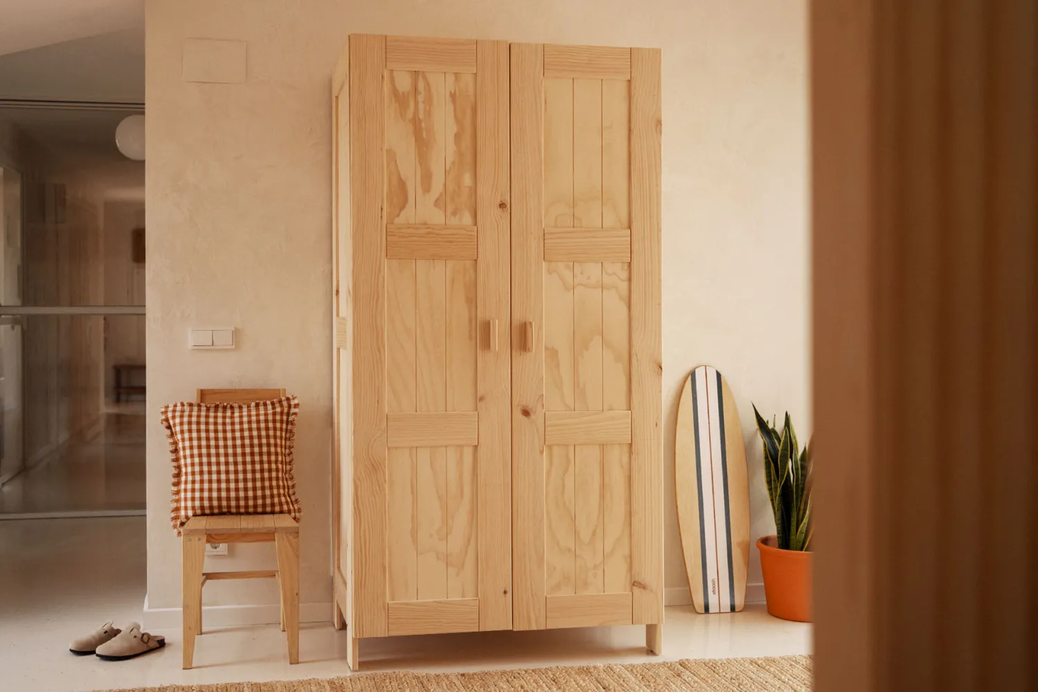 Muebles LUFE Armarios Y Alacenas^NINAO armario organizador con baldas