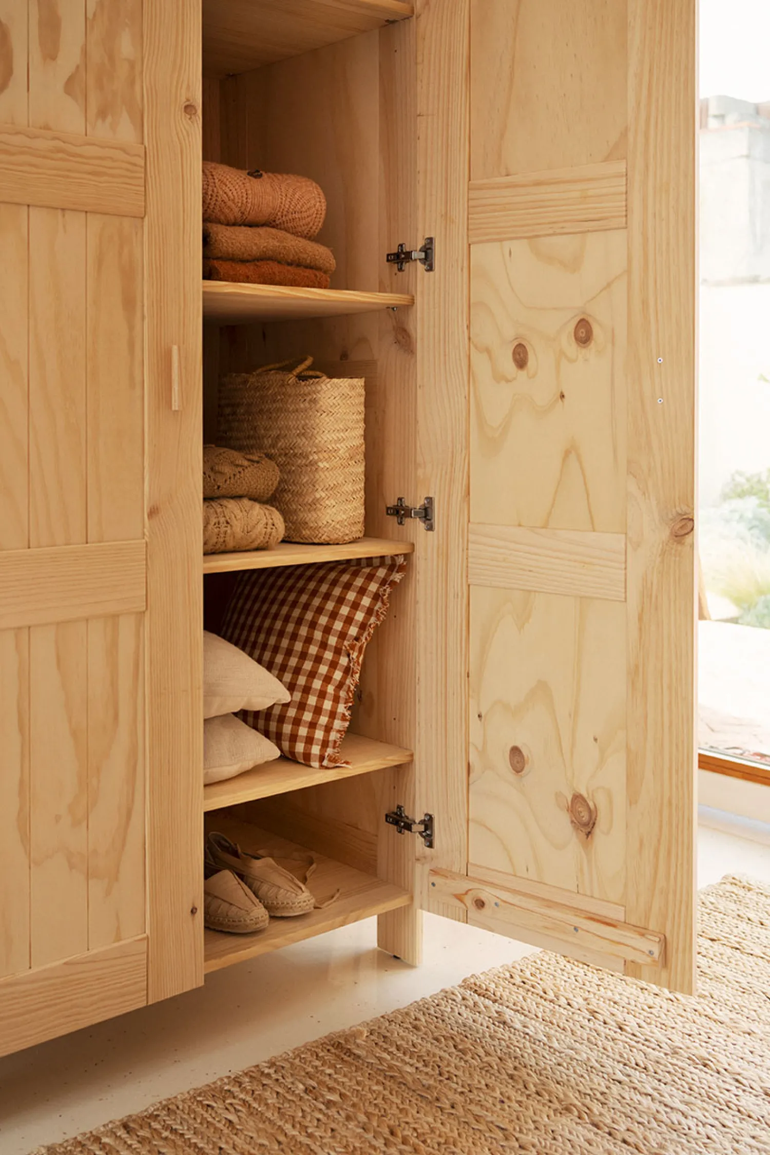 Muebles LUFE Armarios Y Alacenas^NINAO armario organizador con baldas