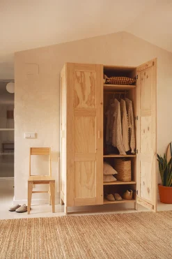 Muebles LUFE Armarios Y Alacenas^NINAO armario ropero con colgador