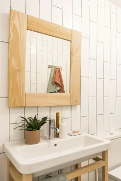 Muebles LUFE Espejos Y Decoración De Pared^NINAO espejo de pared 60x70