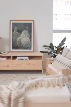 Muebles LUFE Muebles Tv^NINAO mueble TV con 2 cajones