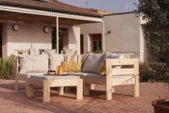 Muebles LUFE Conjuntos De Exterior|Conjuntos Sofá^OREKA conjunto sofá modular esquinero para exterior
