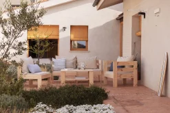 Muebles LUFE Conjuntos De Exterior^OREKA conjunto sofá modular 2 plazas para exterior