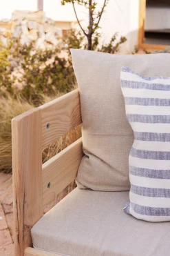 Muebles LUFE Conjuntos De Exterior^OREKA conjunto sofá modular con mesa para exterior