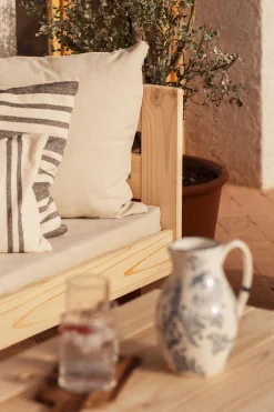 Muebles LUFE Conjuntos De Exterior^OREKA conjunto sofá modular 3 plazas para exterior