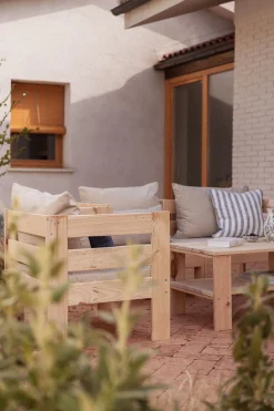 Muebles LUFE Sillones Y Puffs Para Exterior^OREKA sillón modular con 2 brazos para exterior