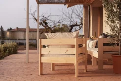 Muebles LUFE Sillones Y Puffs Para Exterior^OREKA sillón modular con brazo derecho para exterior