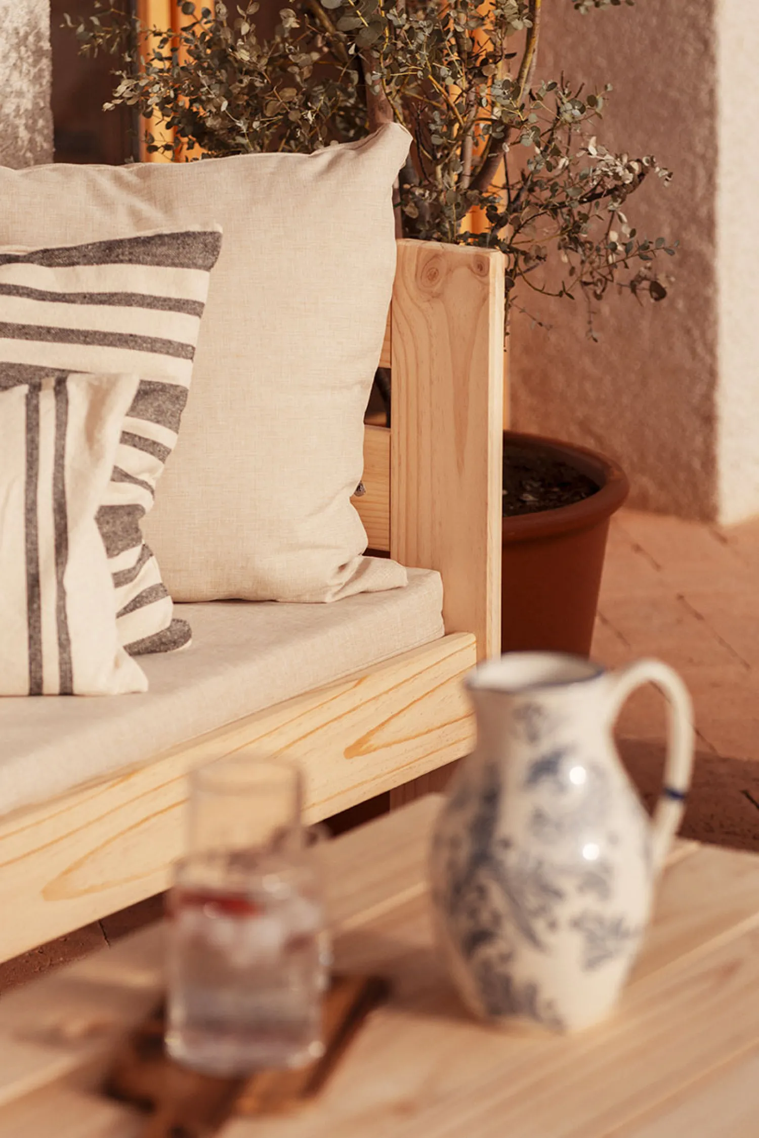 Muebles LUFE Sillones Y Puffs Para Exterior^OREKA sillón modular con brazo izquierdo para exterior