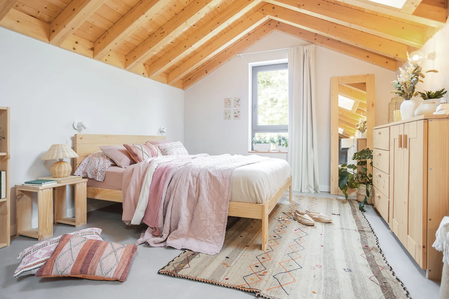 Muebles LUFE Camas 150^TESTA cama doble 150