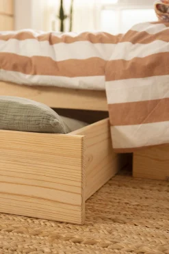 Muebles LUFE Camas Dobles Con Cajones|Camas 150^TESTA cama doble 150 con 2 cajones