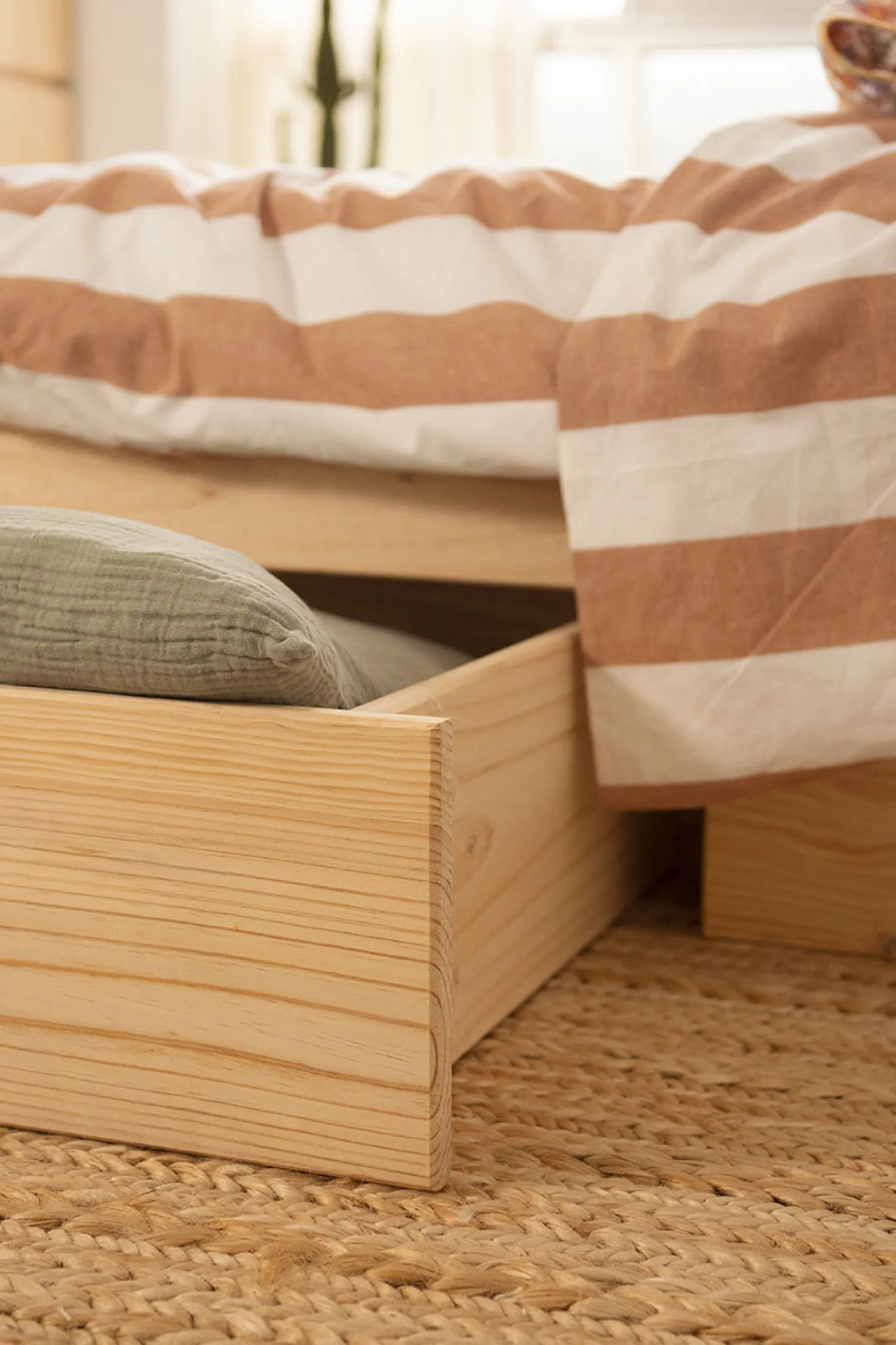 Muebles LUFE Camas Dobles Con Cajones|Camas 135^TESTA cama doble 135 con 2 cajones