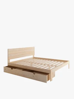 Muebles LUFE Camas Dobles Con Cajones|Camas 180^TESTA cama doble 180 con 1 cajón