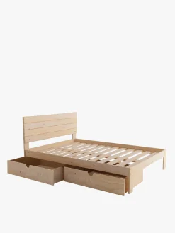 Muebles LUFE Camas Dobles Con Cajones|Camas 140^TESTA cama doble 140 con 2 cajones