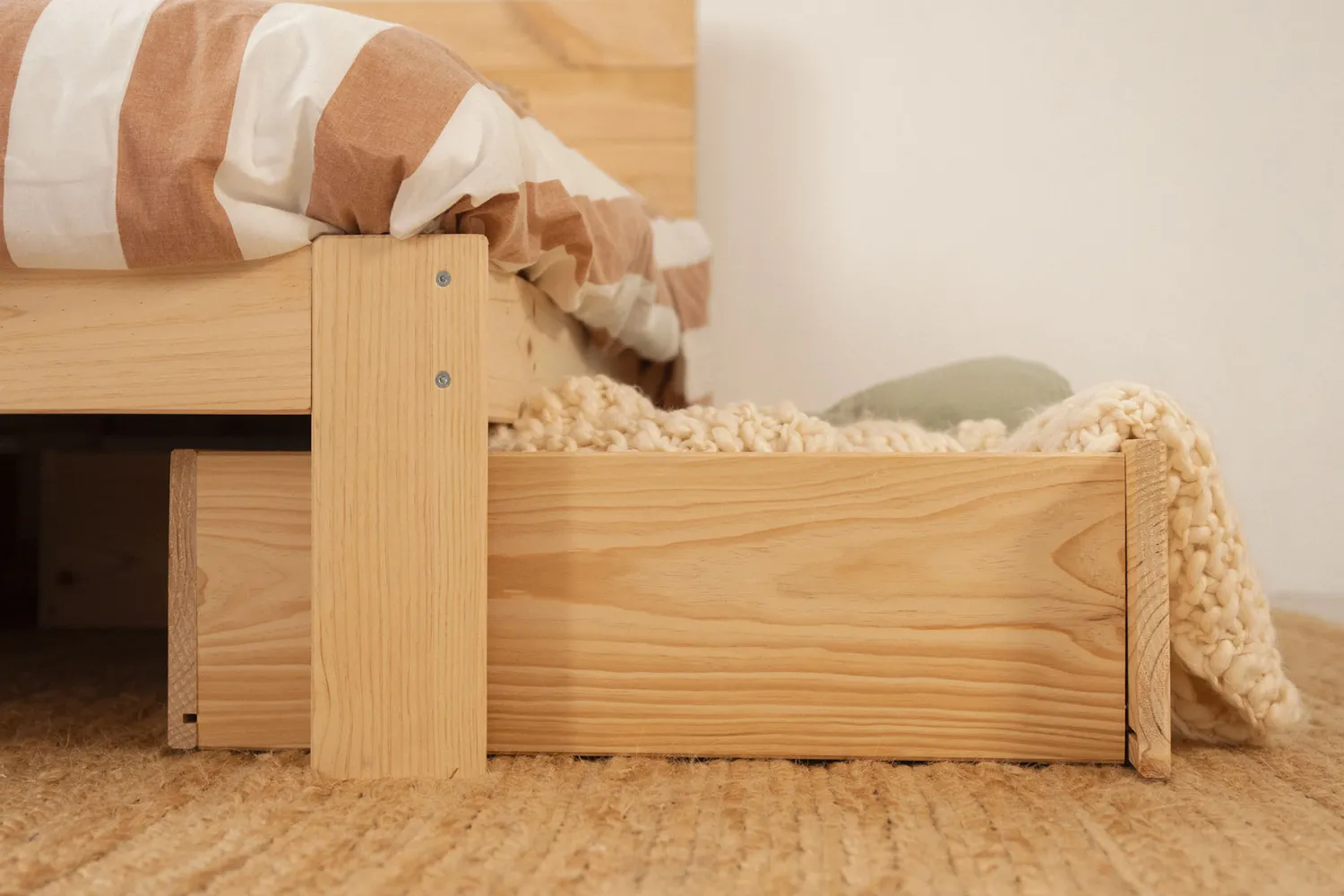 Muebles LUFE Camas Dobles Con Cajones|Camas 140^TESTA cama doble 140 con 1 cajón